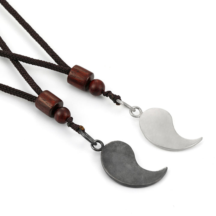 Collier pendentif en argent sterling 990 avec Buddha Stones et harmonie Yin Yang - image 17