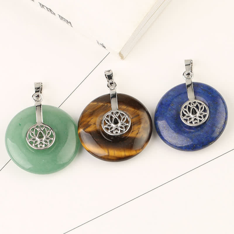 Collier pendentif de guérison en cristal rose avec Buddha Stones et améthyste - image 2