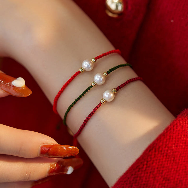 Bracelet tressé en Buddha Stones