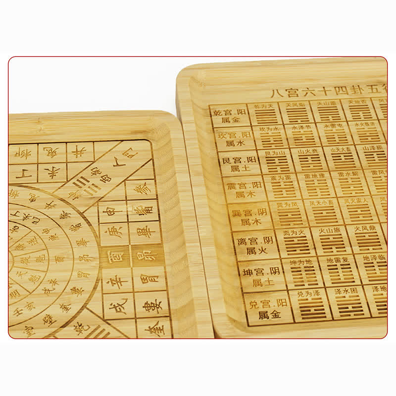 Carte Feng Shui Bambou Bagua Carte Harmonie Énergie