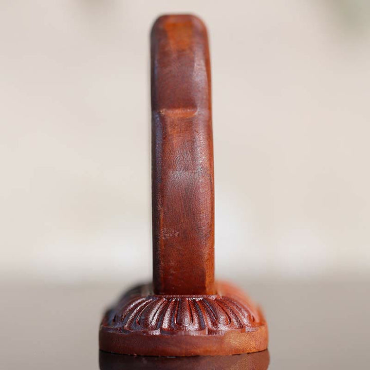 Statue de compassion gravée en bois de Bouddha Vajrasattva, figurine décorative - image 3
