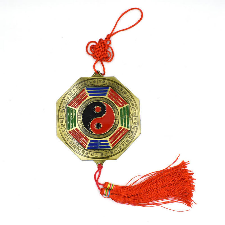 Carte Feng Shui Bagua Pièces des Cinq Empereurs Carte énergétique de l'harmonie des nœuds chinois