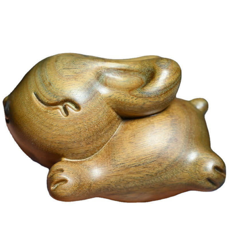 Buddha Stones de Santal Vert Petit Mini Lapin Mignon Lapin Décorations de Paix - image 20