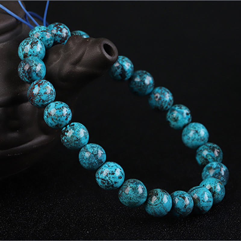 Bracelet force et courage en pierre naturelle de phénix Buddha Stones
