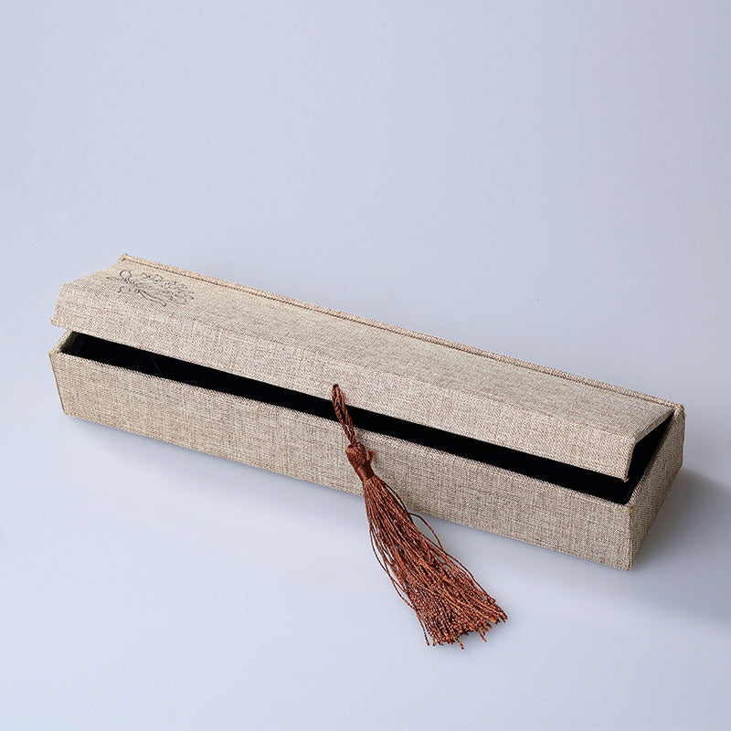 Coffret de rangement pour bijoux motif lotus Buddha Stones Coffret cadeau pompons - Boîte à collier (240*60*38mm) - image 10