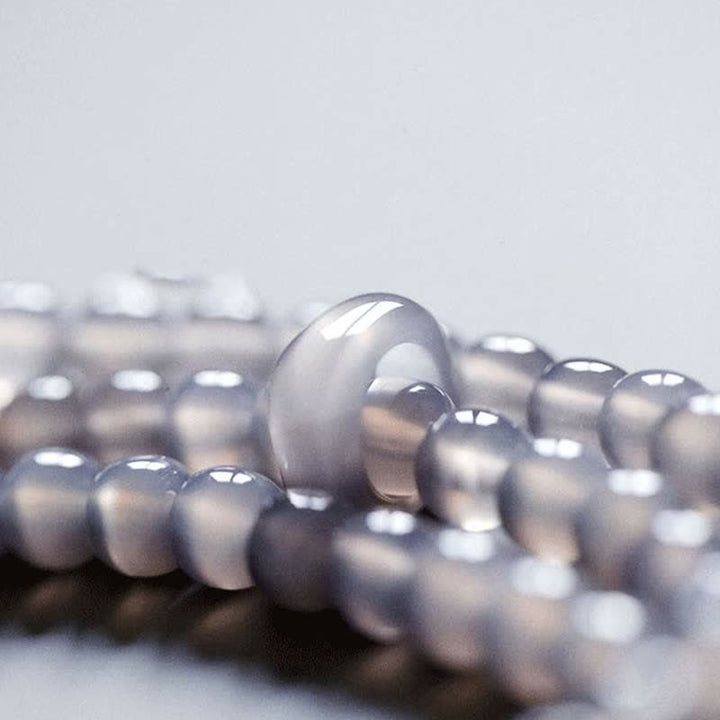 Bracelet de guérison et de méditation en cristal d'améthyste naturelle
