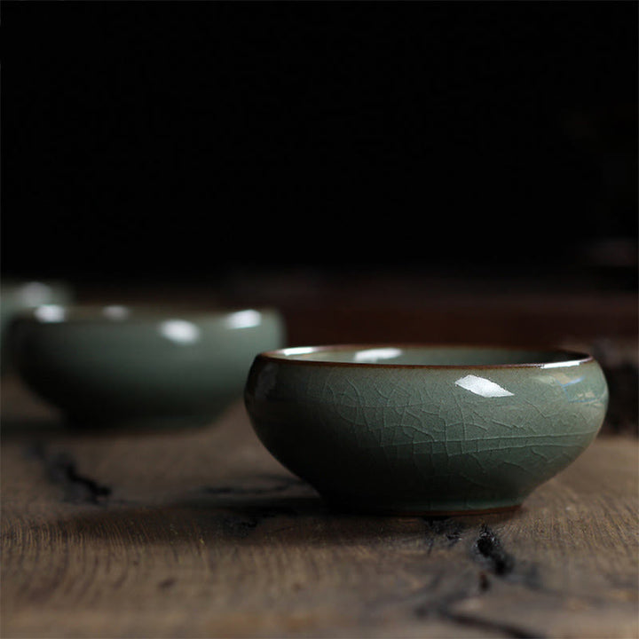 Buddha Stones Poisson Koi Coloré Tasse à Thé en Céramique Tasse à Thé Kung Fu Bol - image 2