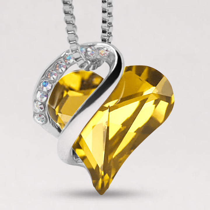 Collier pendentif énergie de guérison pierre de naissance coeur amour Buddha Stones