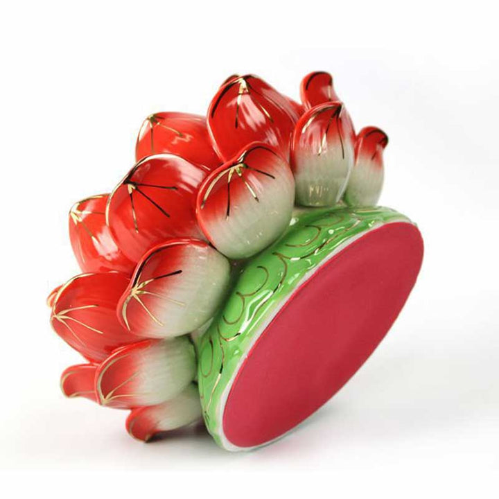 Buddha Stones Méditation Prière Autel Fleur de Lotus Bougeoir Rituels du Temple Bouddhiste Articles à Utiliser - image 10