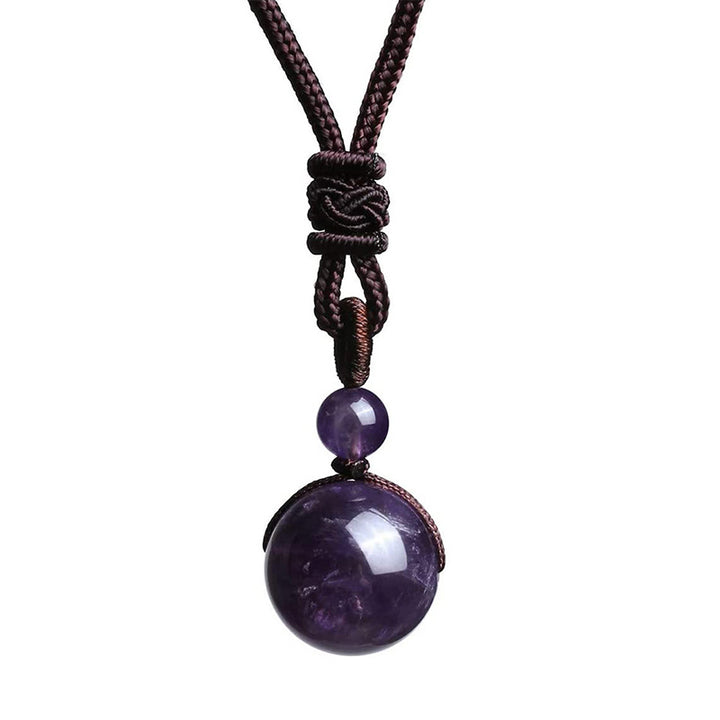 Ensemble collier et bracelet en œil de tigre tibétain Buddha Stones