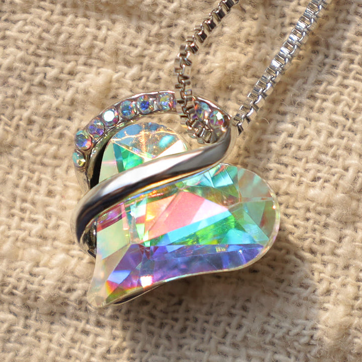 Collier pendentif énergie de guérison pierre de naissance coeur amour Buddha Stones