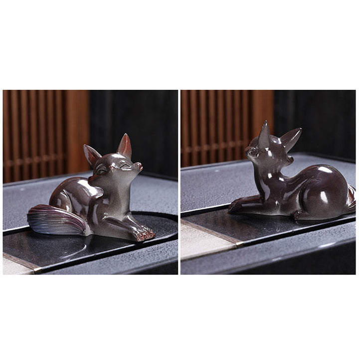 Buddha Stones changeant de couleur, petite figurine mignonne en résine pour animal de compagnie, décoration de la maison - image 12