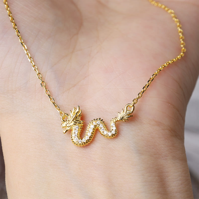 Collier avec pendentif porte-bonheur en argent sterling 925 avec Buddha Stones Année du Dragon - image 1