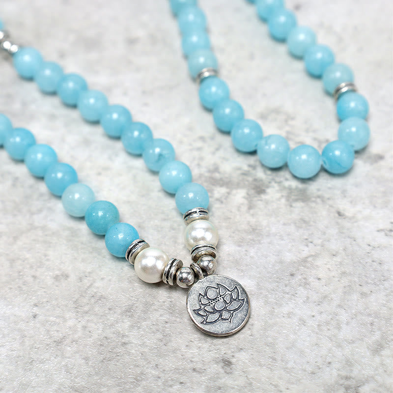 Bracelet Mala de guérison en pierre Buddha Stones - image 3