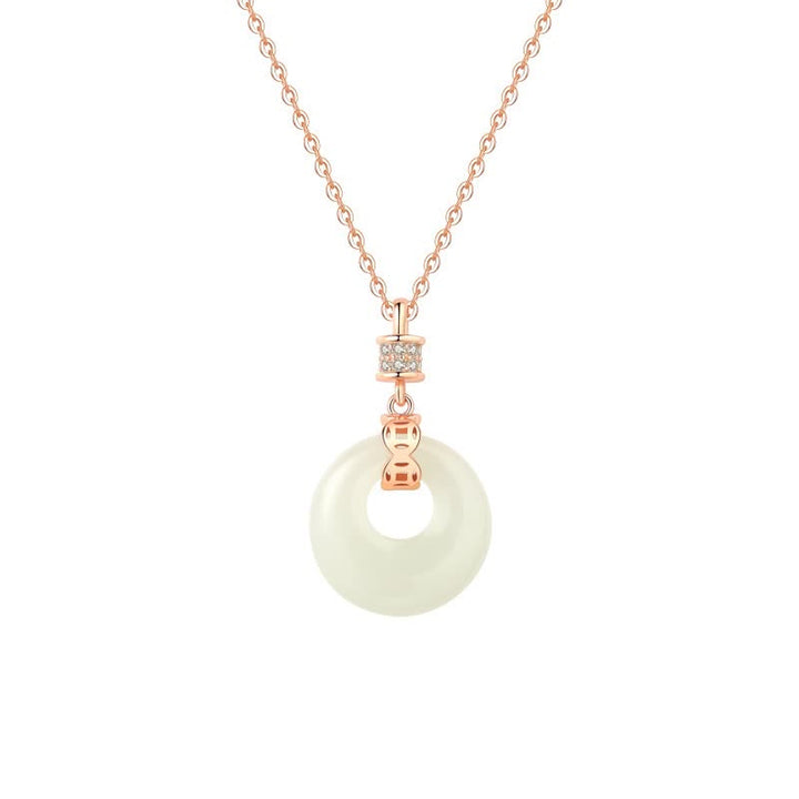 Buddha Stones et pièce de monnaie en jade blanc Hetian - image 4