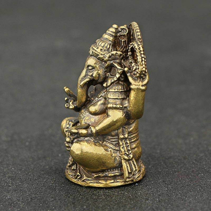 Statue d'éléphant Ganesh Ganpati Richesse Décoration d'intérieur