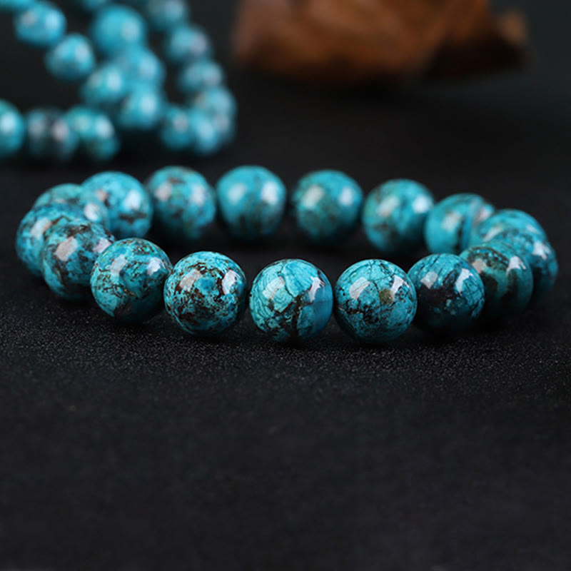 Bracelet force et courage en pierre naturelle de phénix Buddha Stones