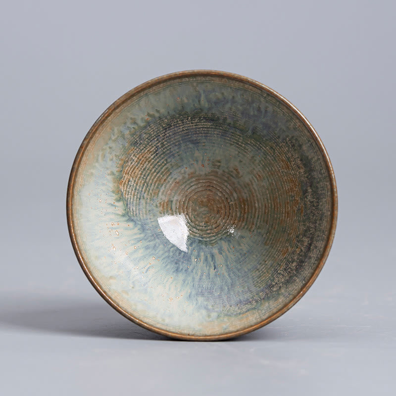 Buddha Stones Jingdezhen peintes à la main en porcelaine au four Ru Hanfu Girl Flower Ceramic Teacup Kung Fu Tea Cups