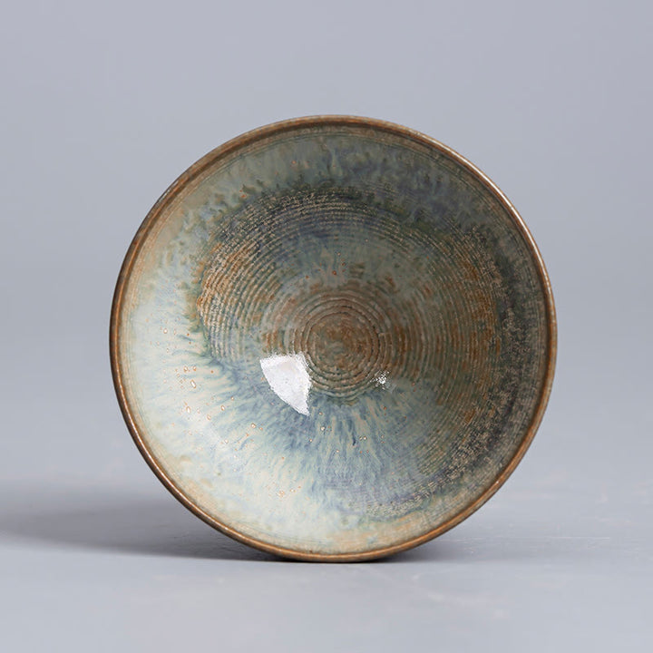 Buddha Stones Jingdezhen peintes à la main en porcelaine au four Ru Hanfu Girl Flower Ceramic Teacup Kung Fu Tea Cups