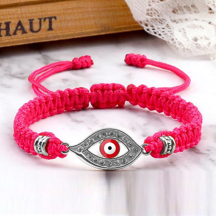 Bracelet en corde avec Buddha Stones pour éloigner le mauvais œil et les mauvais esprits
