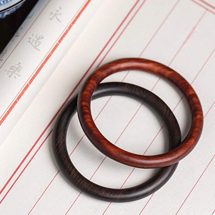 Bracelet de protection tibétain en petites feuilles de bois de santal rouge et ébène avec Buddha Stones - image 10