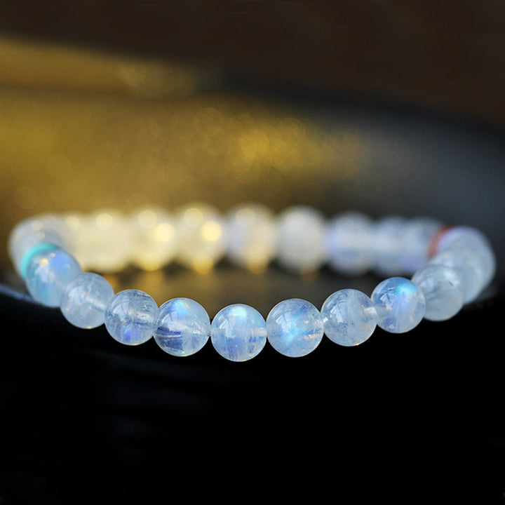 Bracelet de guérison positive et apaisante en pierre de lune