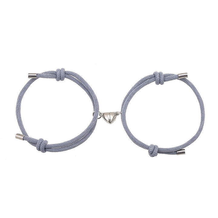 Lot de 2 bracelets magnétiques pour couple