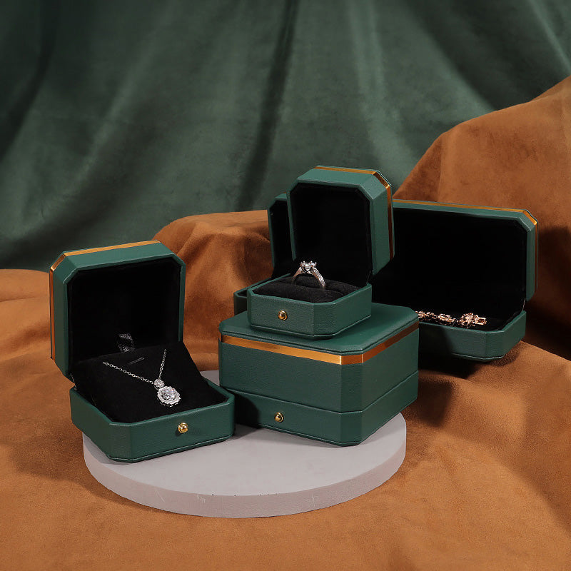 Coffret de rangement pour bijoux Coffret cadeau en cuir PU - image 7