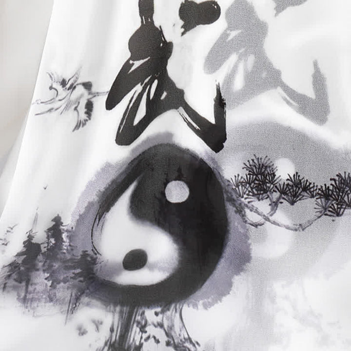 Buddha Stones 3 pièces Yin Yang arbre Tai Chi spirituel Zen pratique méditation prière uniforme ensemble de vêtements unisexe - image 9