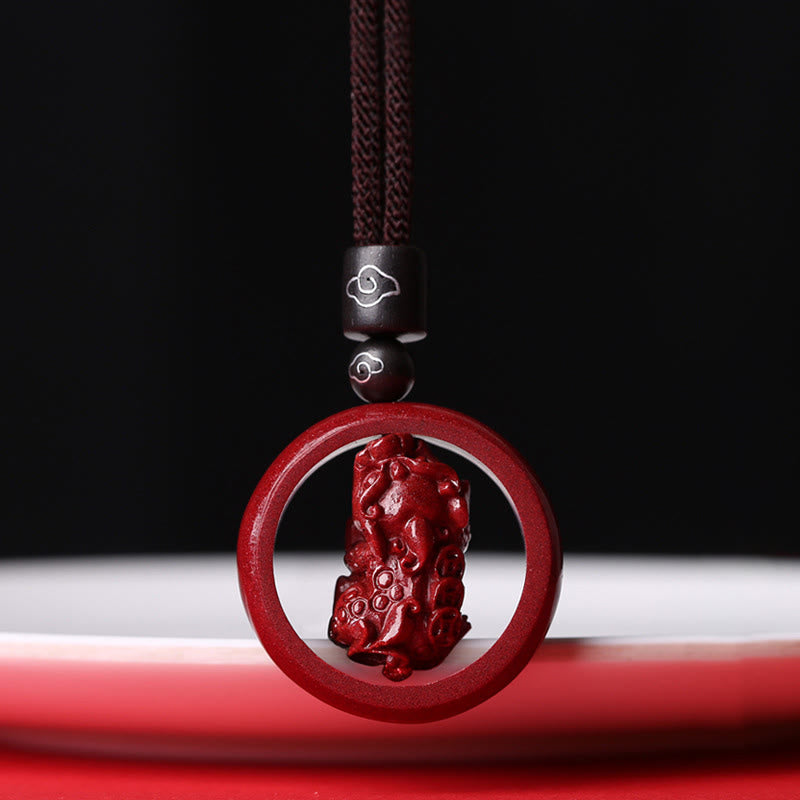Collier Buddha Stones Om Mani Padme Hum PiXiu - PiXiu - Corde marron - image 27