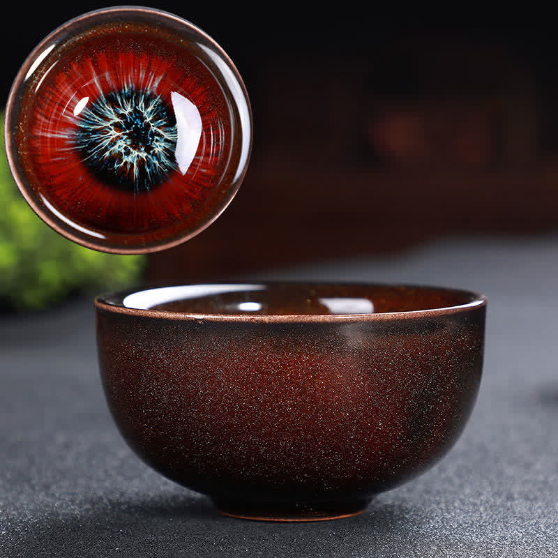 Tasse à thé en céramique colorée avec Buddha Stones pour la maison et le bureau