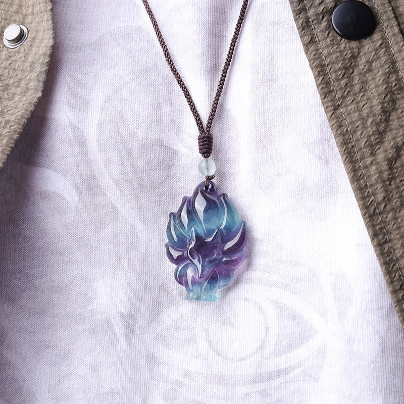 Collier de protection avec pendentif en Buddha Stones dorés