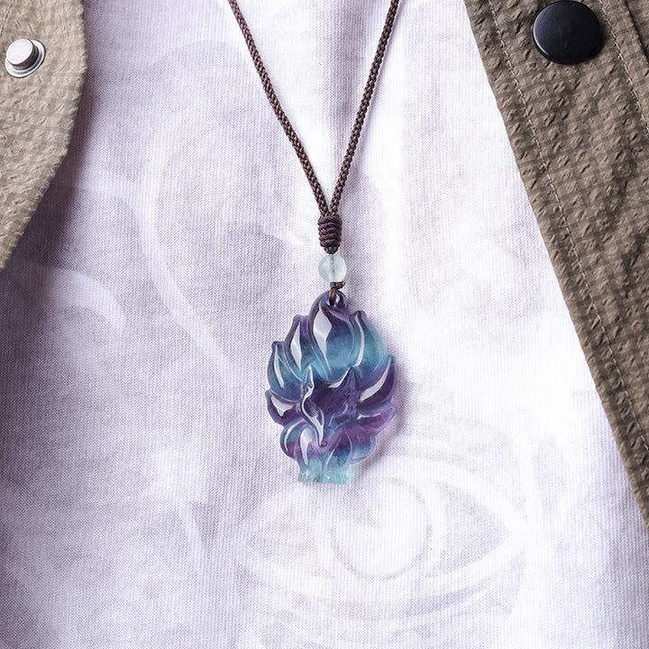 Collier de protection avec pendentif en Buddha Stones dorés