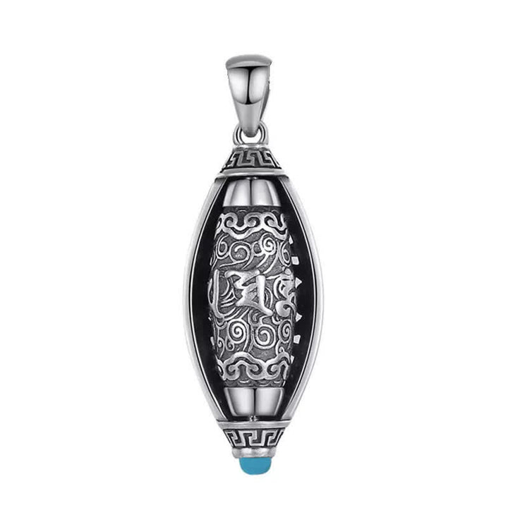 Collier de protection avec pendentif rotatif en Buddha Stones du Tibet Om Mani Padme Hum - image 9