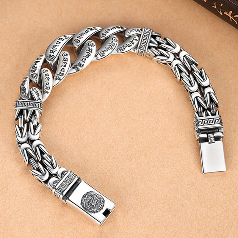 Bracelet de pureté et de paix gravé Buddha Stones Om Mani Padme Hum