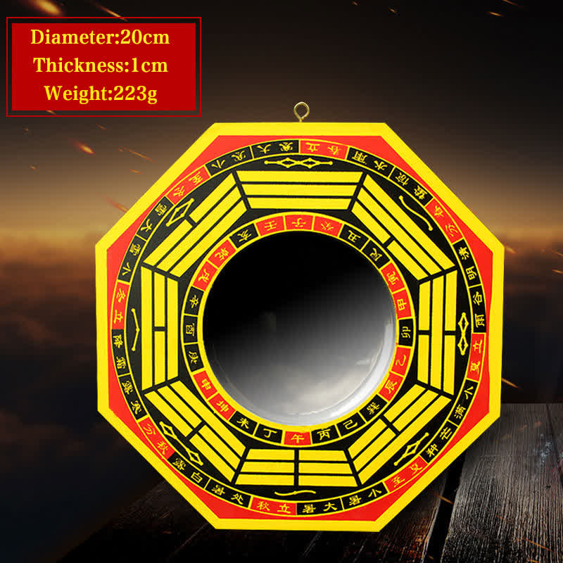 Miroir Feng Shui Bagua pour équilibrer l'énergie du salon