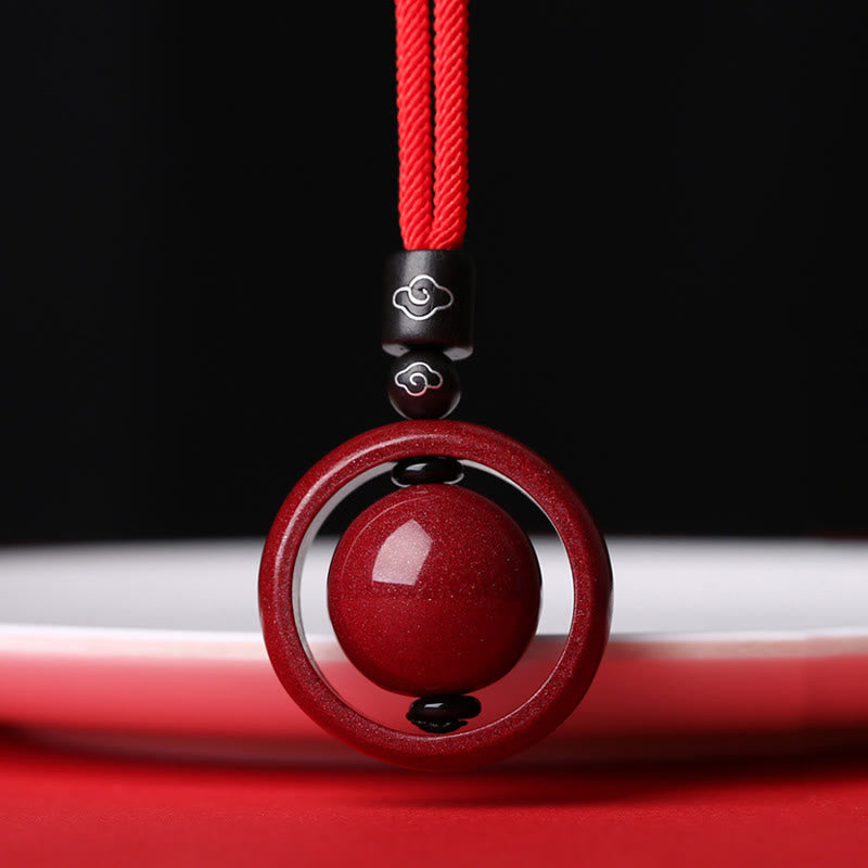 Collier Buddha Stones Om Mani Padme Hum PiXiu - Nuages de bon augure - Corde rouge - image 22