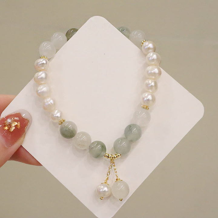 Bracelet de guérison en jade et Buddha Stones