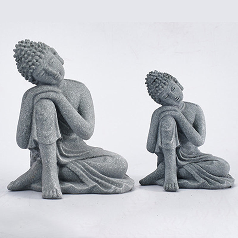 Buddha Stones Méditation assise Bouddha Bénédiction Compassion Décoration - image 18