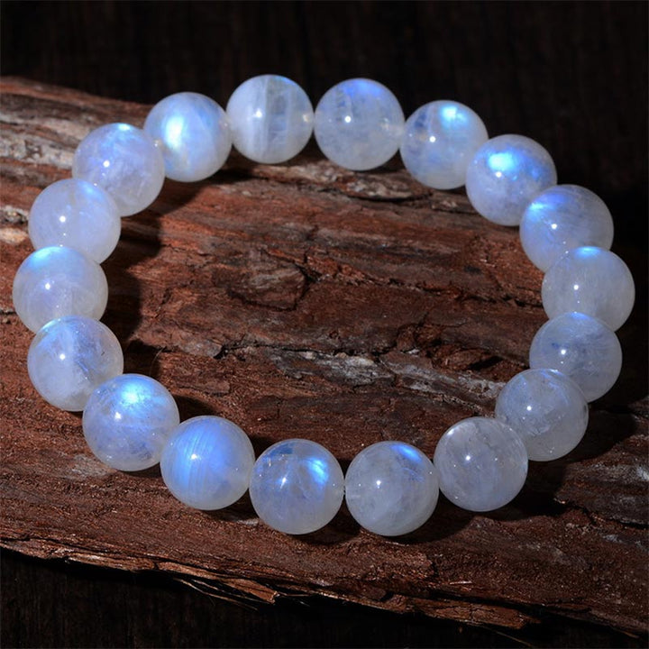 Bracelet de prospérité en pierre de lune naturelle de Buddha Stones - image 3