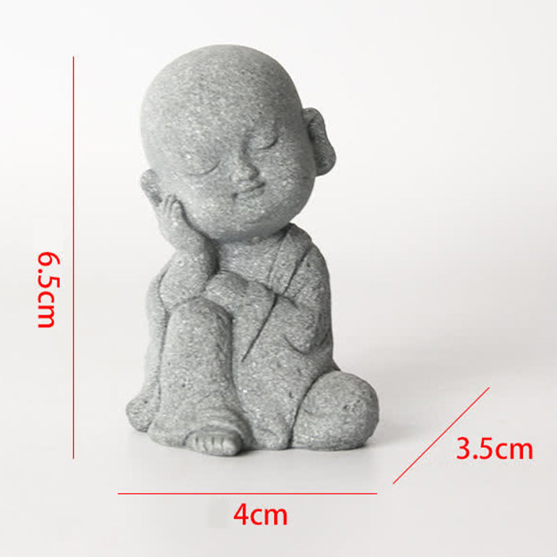 Buddha Stones Méditation Prière Statue de Bouddha Compassion Décoration de la maison