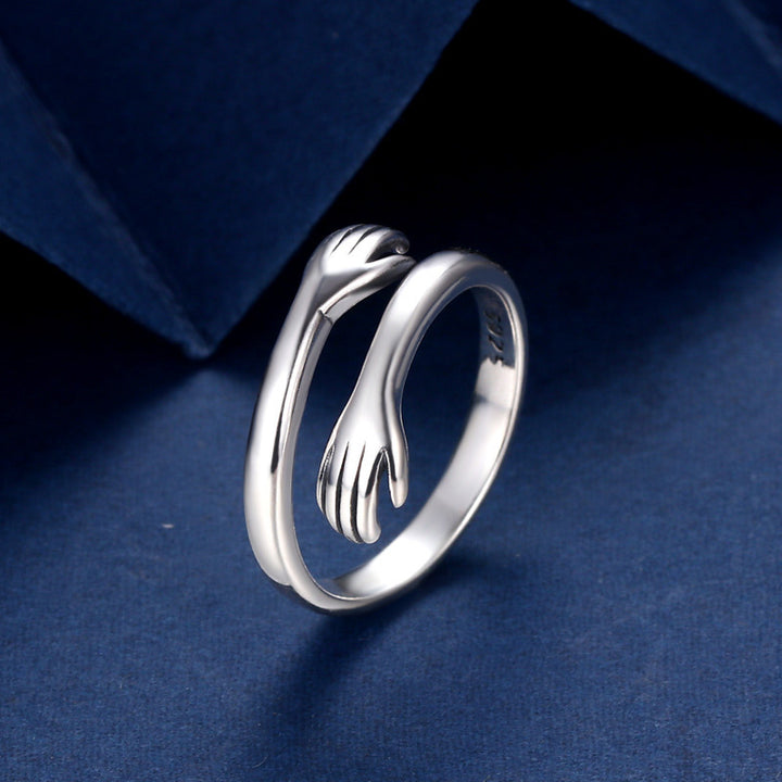 Bague de pouce en argent sterling 925 avec Buddha Stones