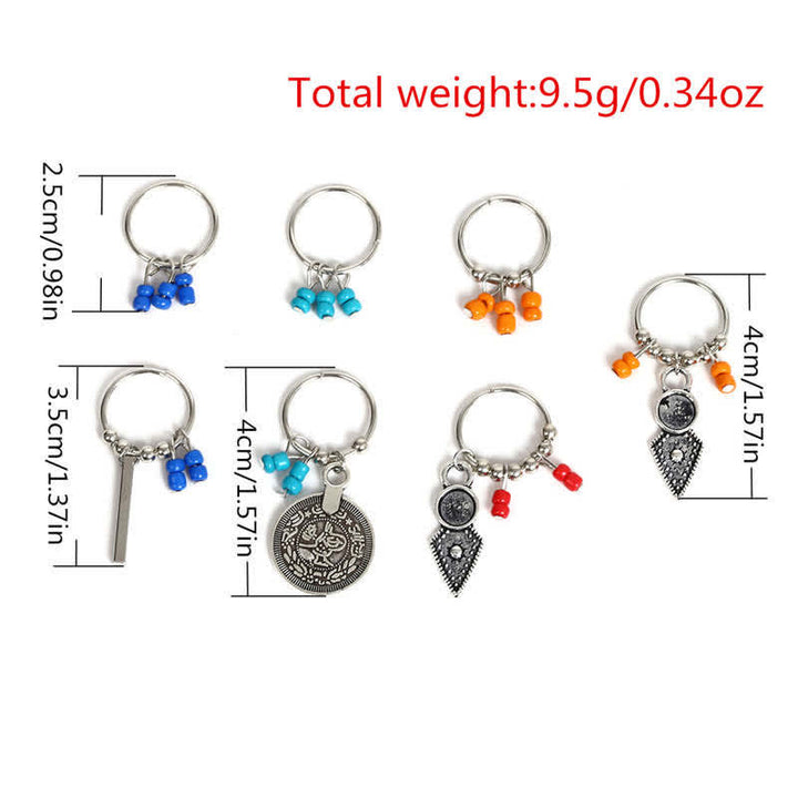 Buddha Stones antiques Pièces de monnaie Perles Barrette Épingles à cheveux Décoration