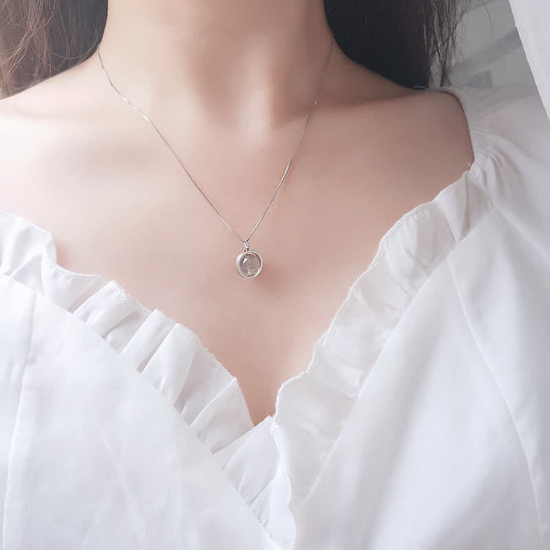 Buddha Stones pendentif rotatif en argent sterling 925 avec pierres de lune et planète d'amour - image 5