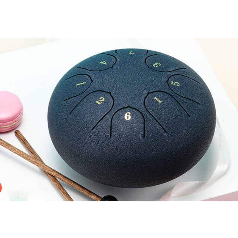 Buddha Stones Kit de batterie de yoga et de méditation avec tambour à langue en acier