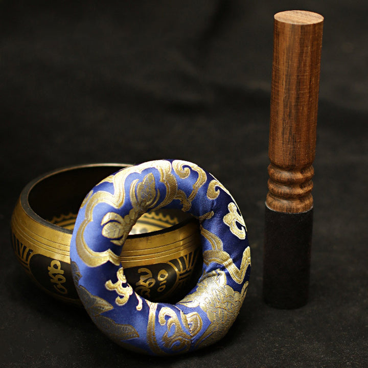 Bol de méditation tibétain en Buddha Stones fabriqué à la main pour la guérison et la protection de la pleine conscience Ensemble de bols chantants - image 8