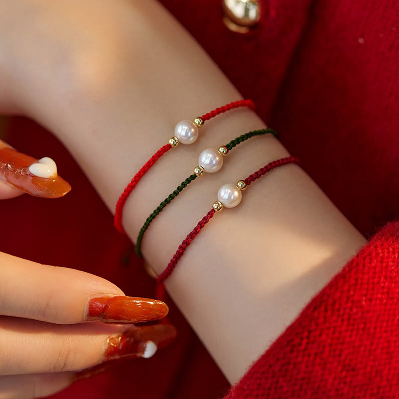 Bracelet tressé en Buddha Stones