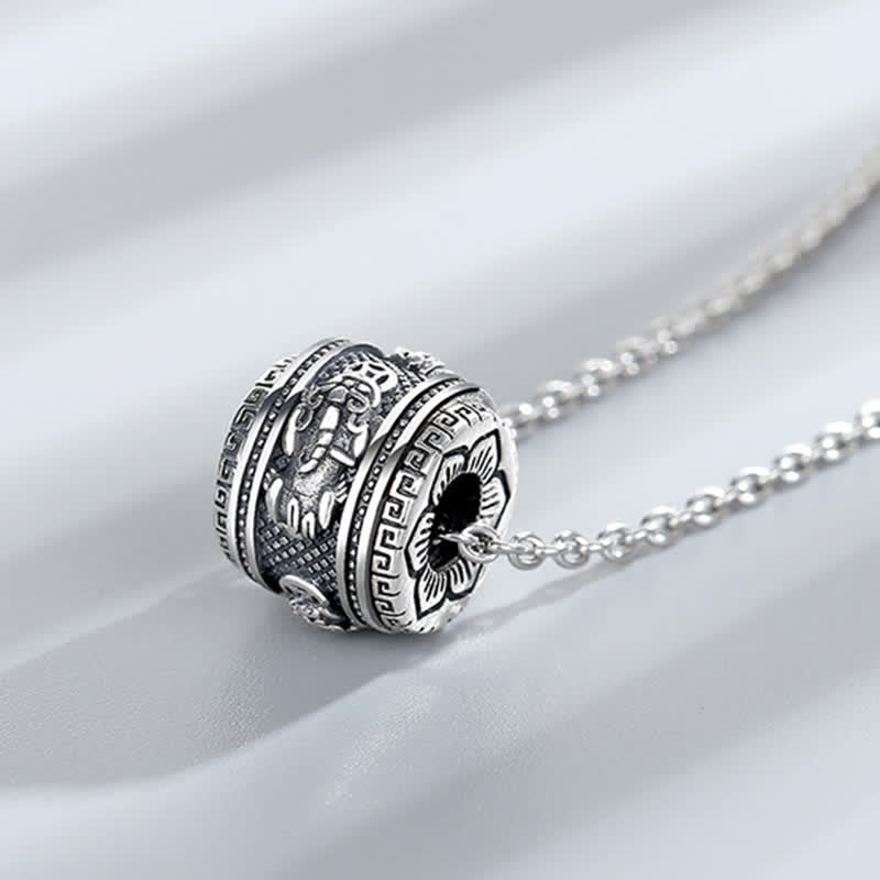 Collier pendentif rotatif PiXiu Lucky Wealth Buddha Stones - image 3