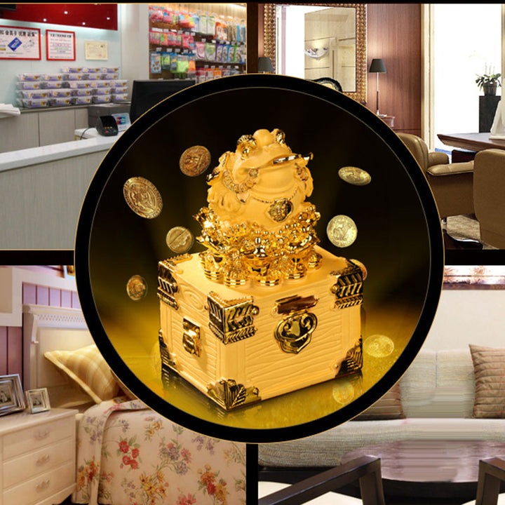 Statue de grenouille en pierre de Buddha Stones Feng Shui Décoration de richesse et de chance - image 10