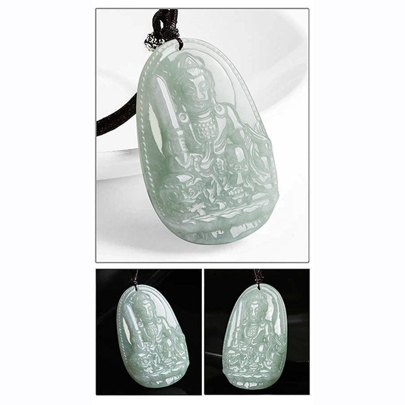 Collier pendentif en jade avec Buddha Stones et zodiaque chinois - image 8